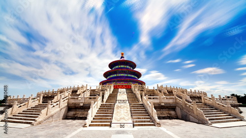 Temple of Heaven, Beijing, China. Timelapse