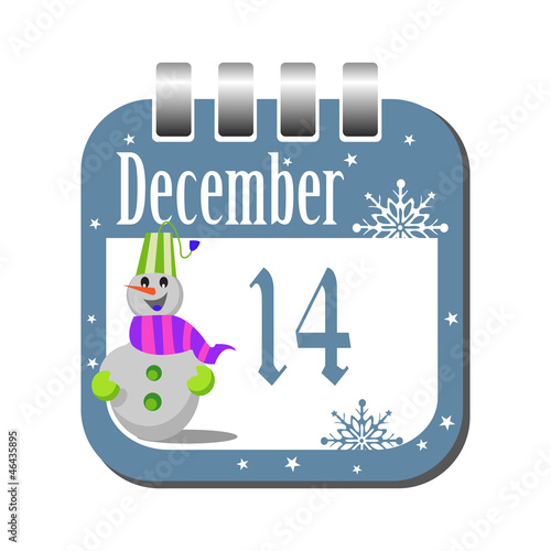 December fourteen