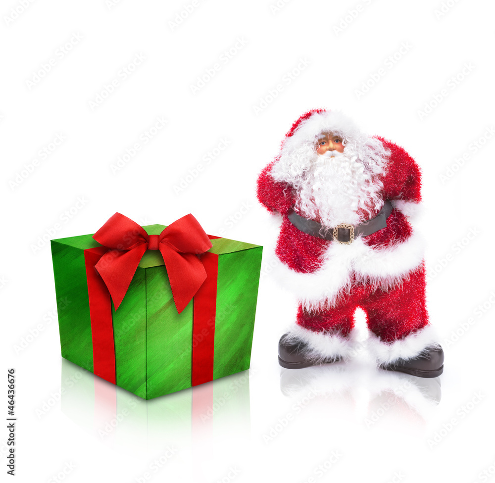 Nikolaus mit Geschenk Nikolaus mit Geschenk
