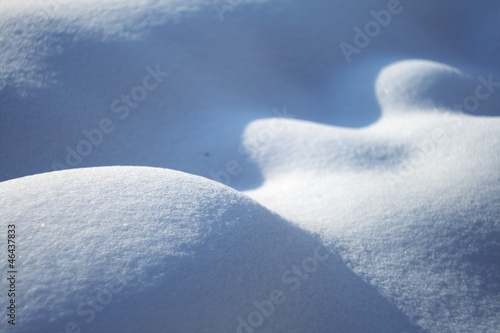Snow hillock