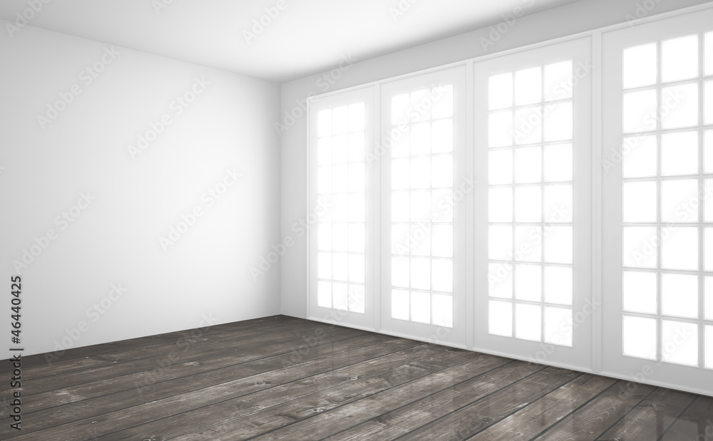 interior with wooden floor interior with wooden floor