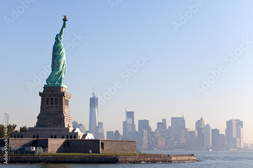 The Statue of Liberty and New York City © Irina Schmidt