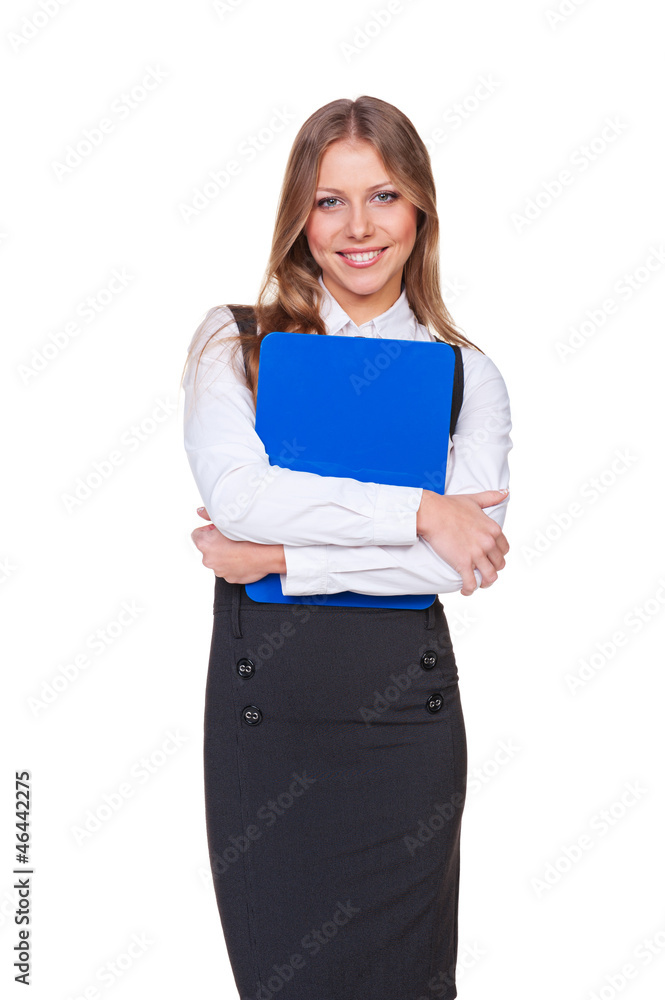 smiley businesswoman