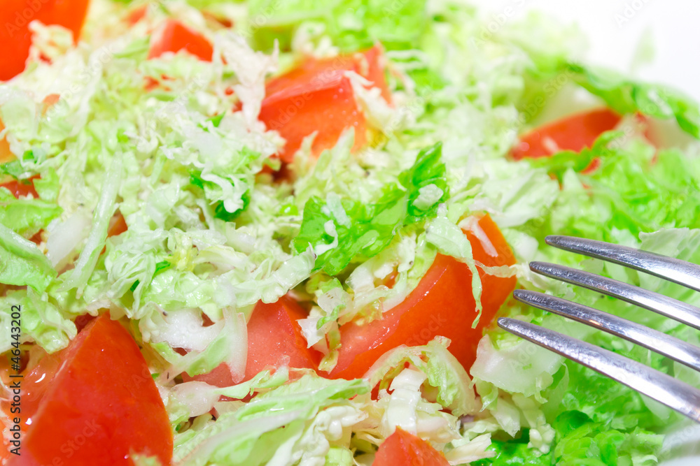 tomato salad with Chinese cabbage tomato salad with Chinese cabbage