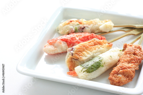 Japanese winter cuisine, Oden on white dish