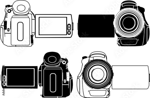 High-Definition Video Camera Vector 06