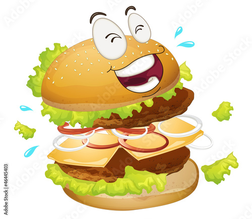 a burger