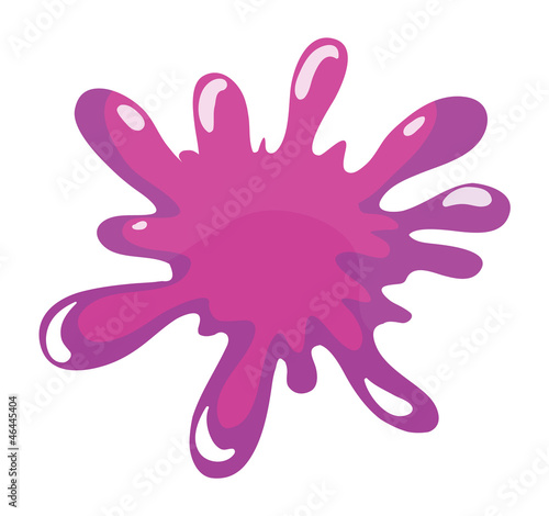 a pink color splash