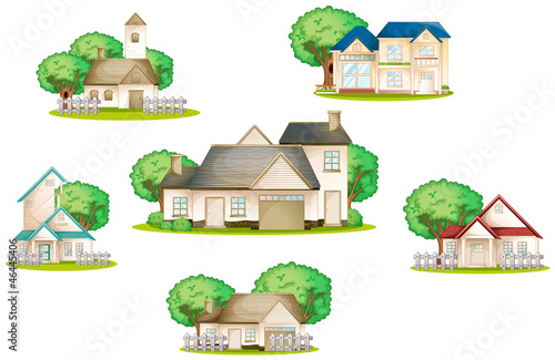various houses