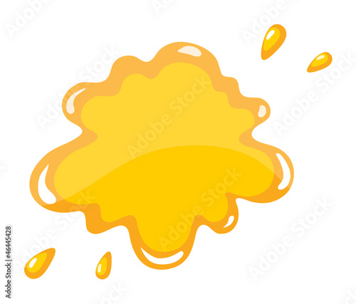 yellow color splash