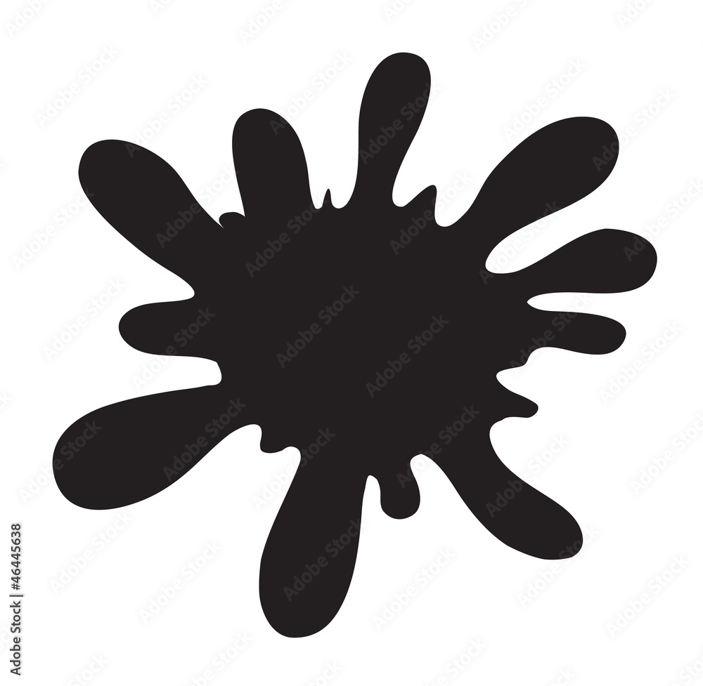 black color splash black color splash