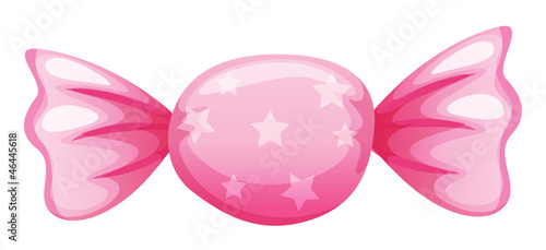 a pink candy