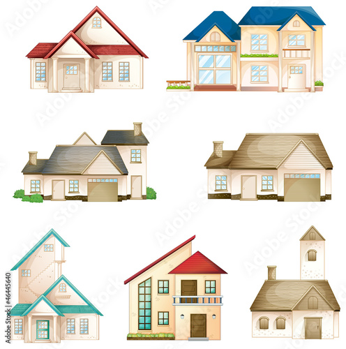 various houses