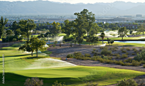 Golf course in Phoenix, AZ,USA