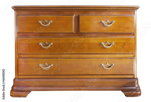 wooden oak chest