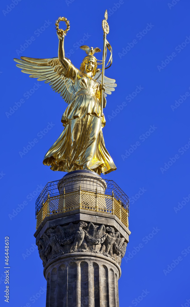 Fototapeta premium Siegessaule, the Victory Column, Tiergarten park, Berlin