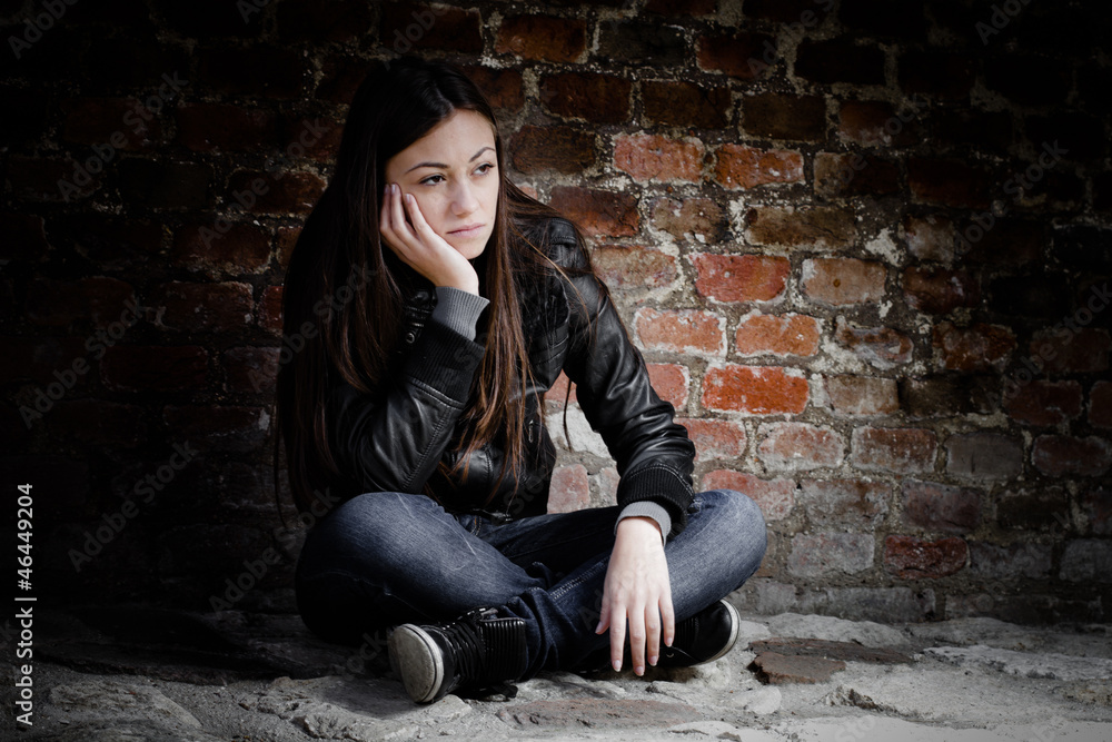 Depressed Teenage Girl