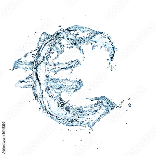 Water Euro symbol