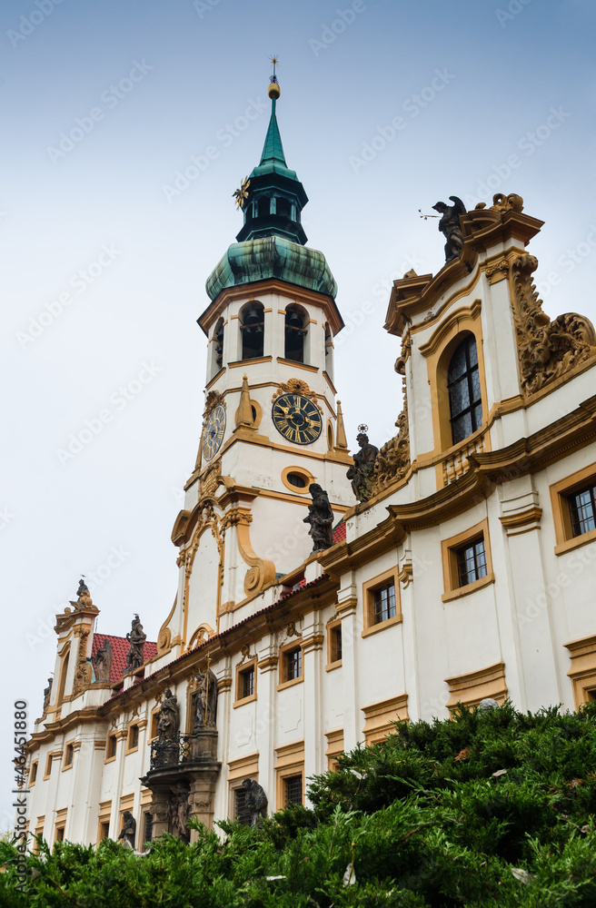 Loreta sanctuary with baroque facade, Prague