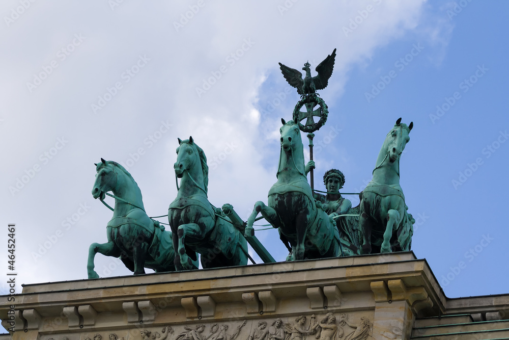Fototapeta premium Quadriga Brandenburg Gate.