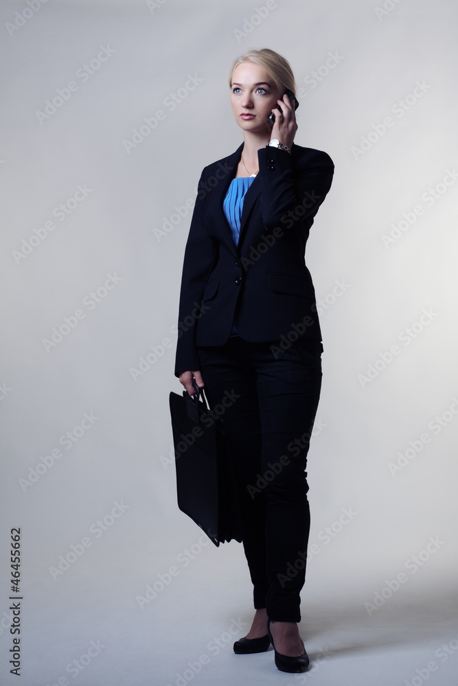on the phone on the phone