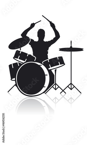 Leinwand Poster Schlagzeuger