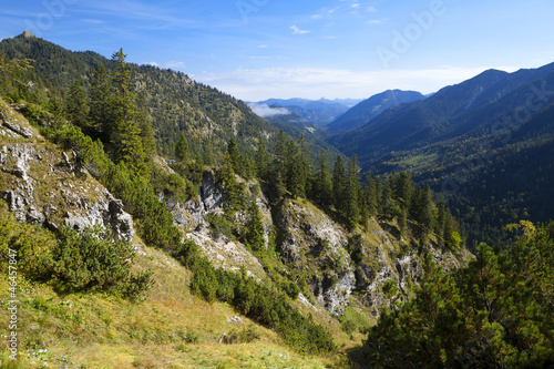 beautiful wild Bavarian Alps