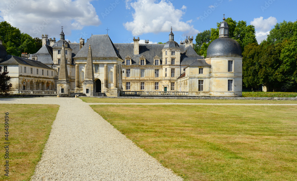 Chateau in Burgund, Frankreich