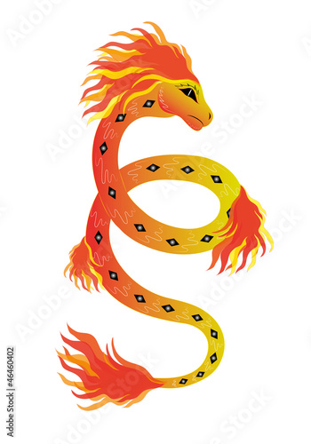 Fiery snake