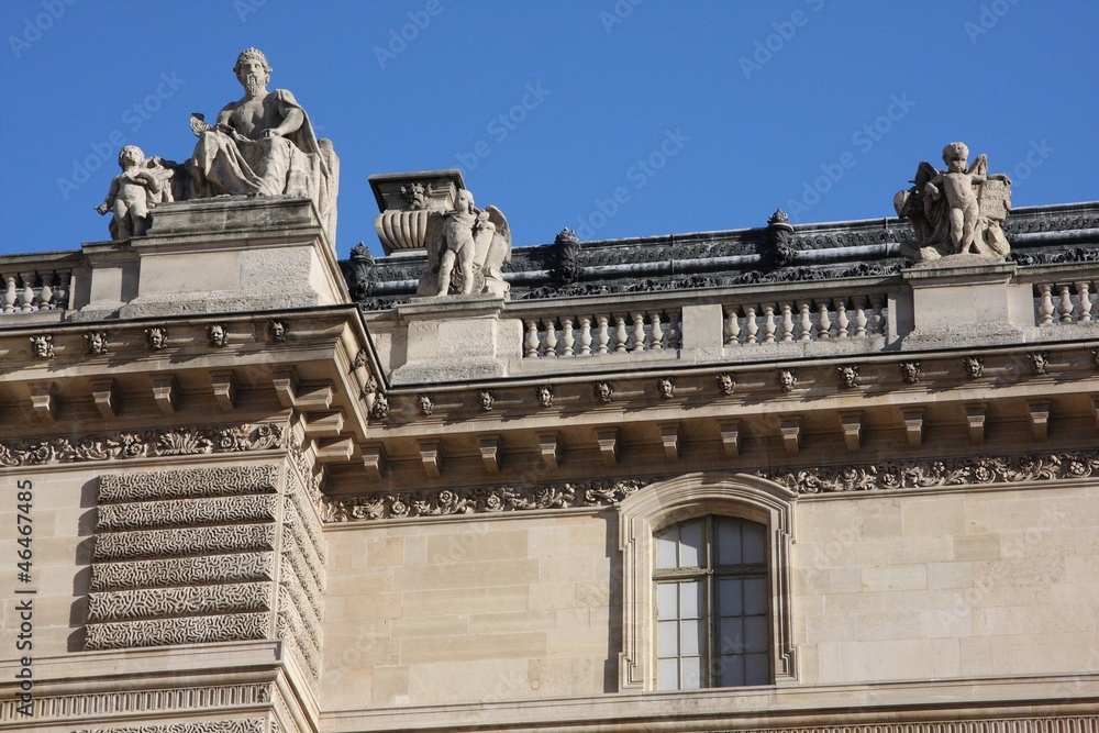 Détail du Musée du Louvre