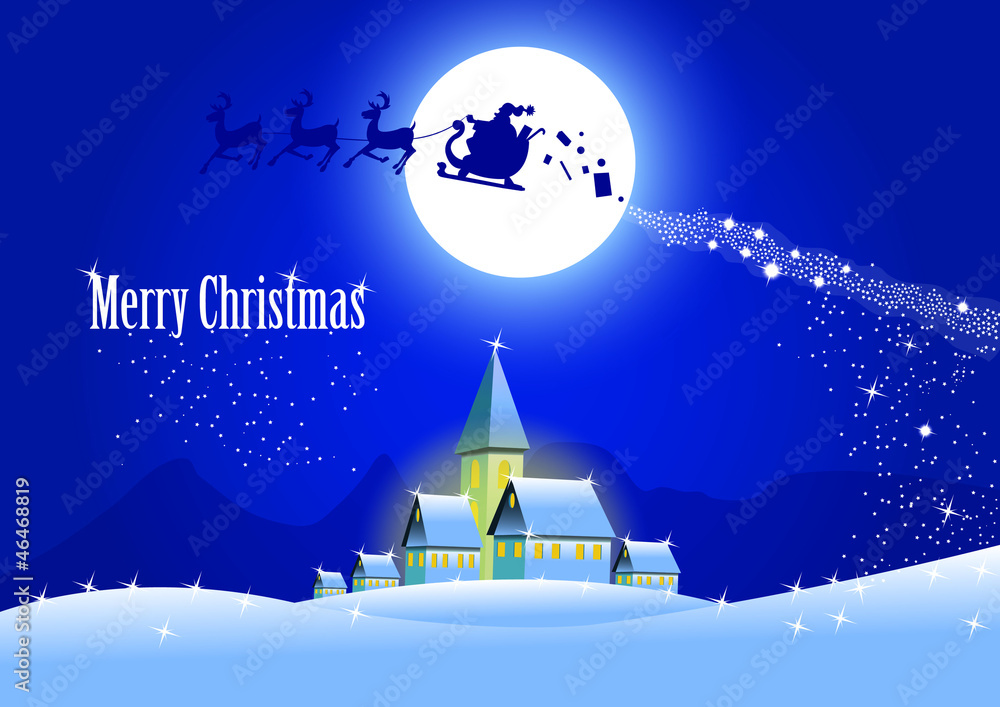 Fototapeta premium Merry christmas