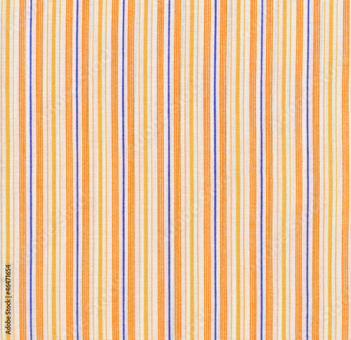 orange striped fabric background