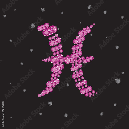 illustration of pisces zodiac sign from violet brilliants