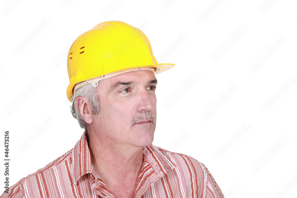 portrait of mature foreman portrait of mature foreman