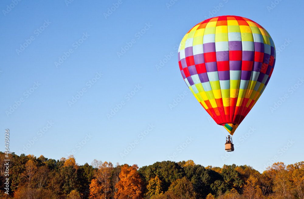 Naklejka premium Balloons in Flight