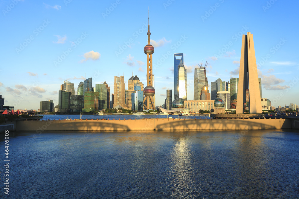 Fototapeta premium Shanghai's modern architecture cityscape skyline