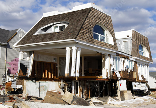 Hurricane Sandy destruction