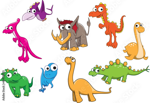 Collection of dinosaurs