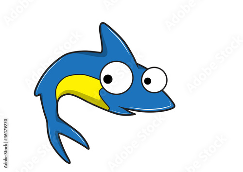 shark vector cartoon