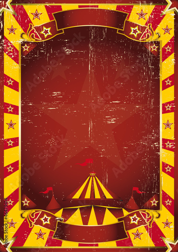 poster yellow dirty circus