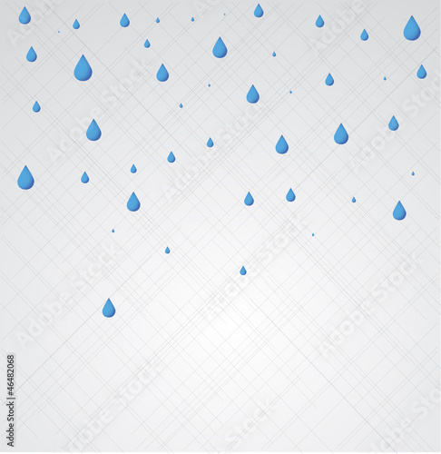 Rain. Vector