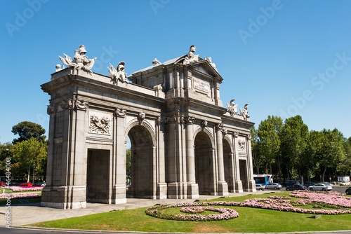 Puerta de Alcala in Madrid Spain