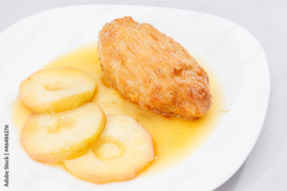 chicken with apple