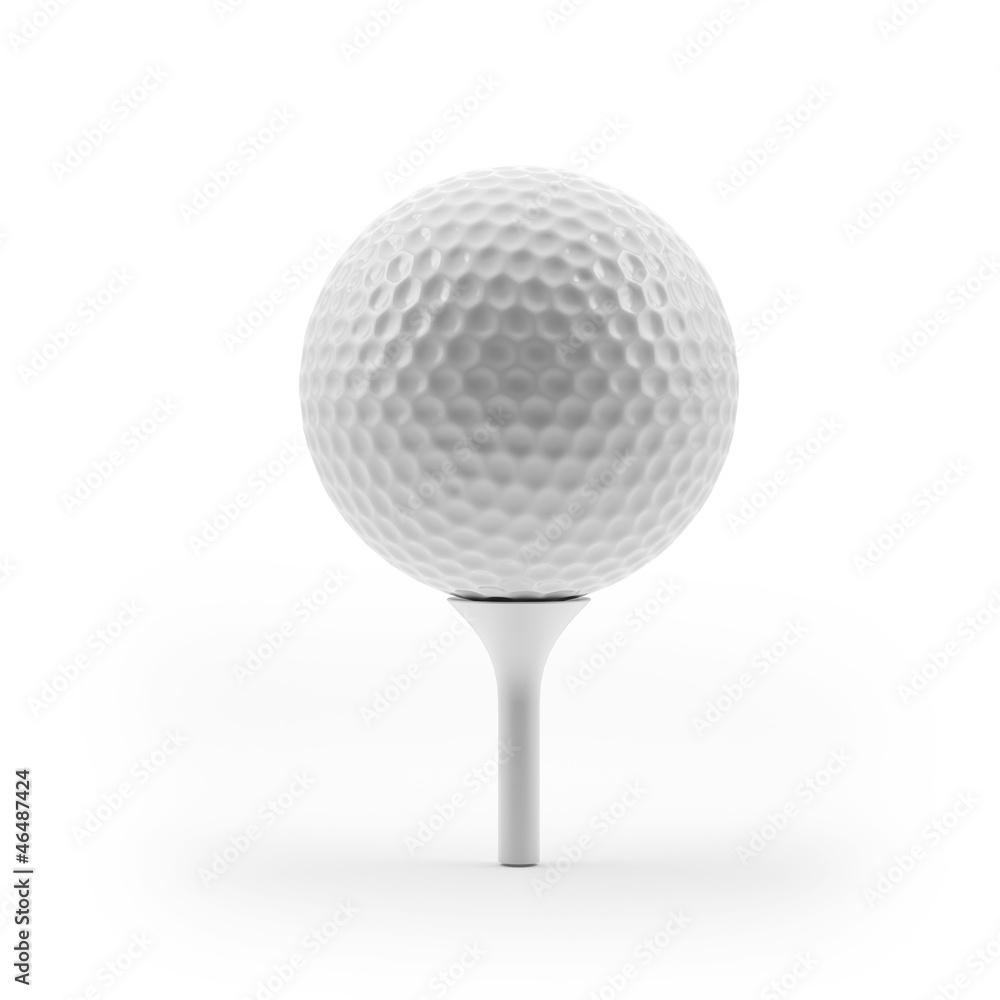Stockillustratie Golf ball | Adobe Stock