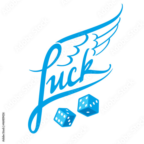 Luck bird wing fortune gamble destiny dices casino