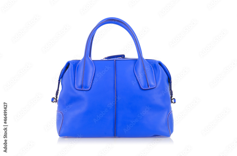 Elegant woman bag isolated on white Elegant woman bag isolated on white