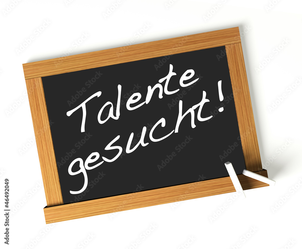 Obraz premium Talente gesucht! Button, Icon