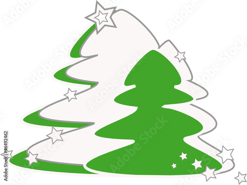 weihnachtsbäume grün II