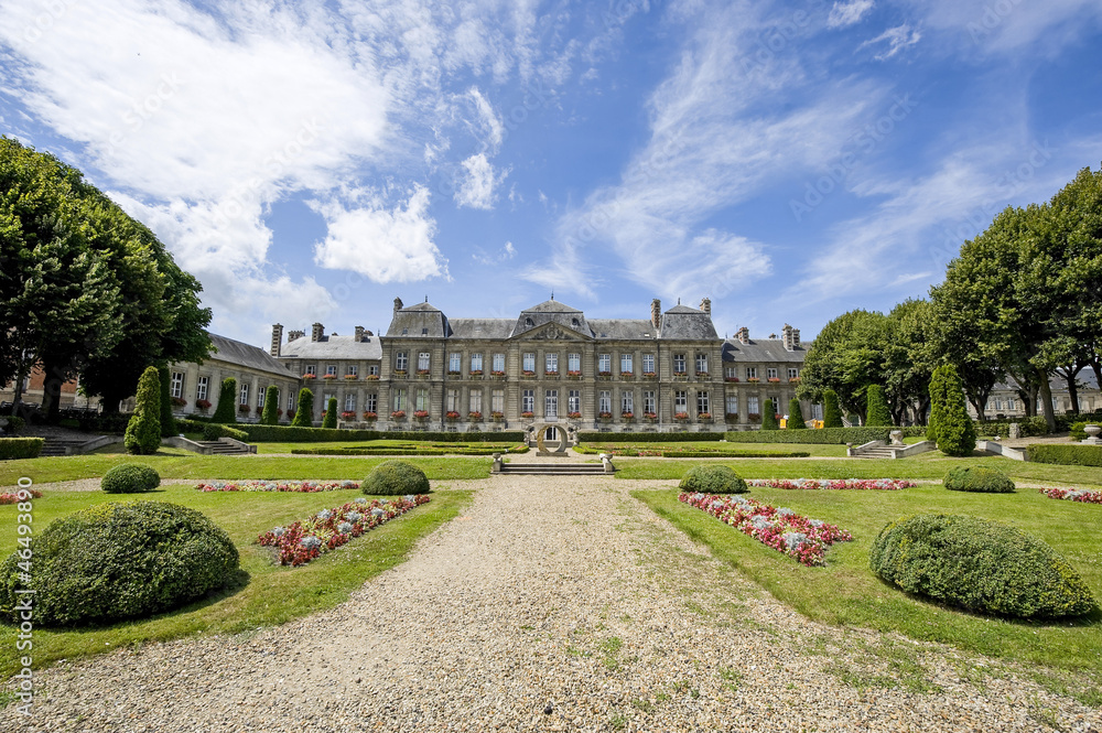 Palace and garden in Soissons