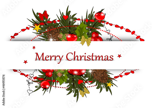 Weihnachten, Christmas Gruss Karte